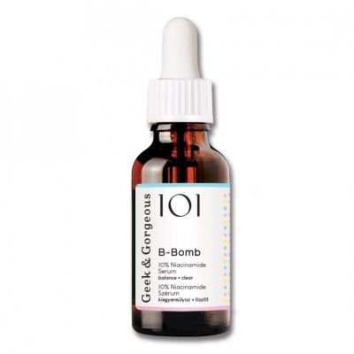 B-Bomb 10% niacinamide serum, GEEK & GORGEOUS 30ml